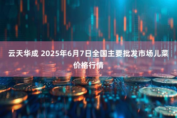 云天华成 2025年6月7日全国主要批发市场儿菜价格行情