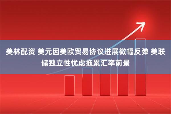美林配资 美元因美欧贸易协议进展微幅反弹 美联储独立性忧虑拖累汇率前景