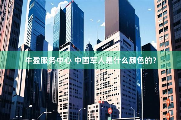 牛盈服务中心 中国军人是什么颜色的？