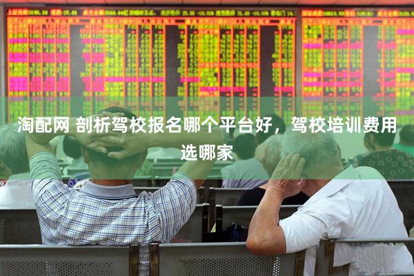 淘配网 剖析驾校报名哪个平台好，驾校培训费用选哪家